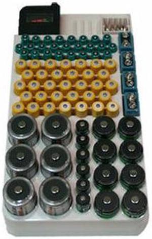 Battery Rack for 82 Batteries with Tester