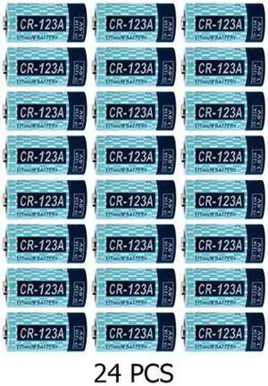 24-Pack CR123A Powerizer 3 Volt Lithium Batteries