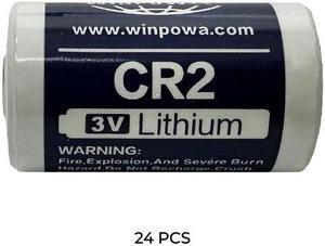 24-Pack CR2 WinPow 3 Volt Lithium Batteries