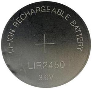 LIR2450 3.6 Volt Lithium Ion Button Battery