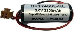 GE Fanuc CR17450E-RL / CR17450SE-R 3V Lithium PLC Battery