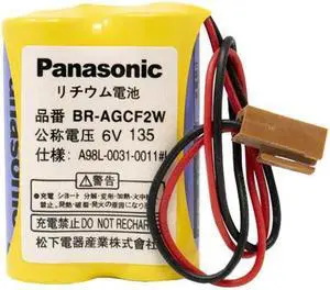 Cutler Hammer, GE Fanuc BR-AGCF2W 6 Volt Lithium PLC Battery