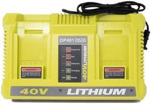 Ryobi OP401 36-40 Volt 4.0A Li-Ion Dual Replacement Battery Charger