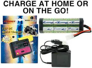 7.2 Volt NiMH Battery Pack (4200 mAh) + Wall Charger + Car Charger
