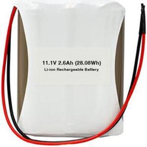 11.1 Volt Lithium Ion Battery Pack (2600 mAh) with Protection IC