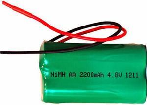 4.8 Volt NiMH Battery Pack (2200 mAh) with Leads