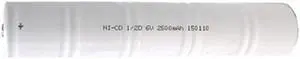 6 Volt NiCd Battery (2600 mAh) for Streamlight (SL20, SL20S, SL20X) & Maglite Flashlights