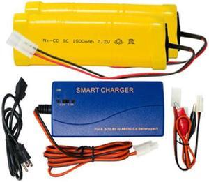 2 x 7.2 Volt NiCd Battery Packs (1500 mAh) + Universal Smart Charger