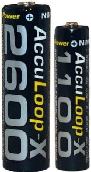 AAA AccuPower Micro 1200 mAh NiMH Battery (4 Card)