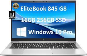 HP EliteBook 845 G8 Business Laptop 14 FHD AMD Ryzen 5 PRO 5650U 16GB RAM 256GB SSD Beats i51145G7 3Year Warranty Long Battery Life Backlit KB WiFi 6E Webcam Win 10  11 Pro Silver