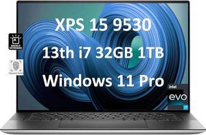 Dell XPS 15 9530 156 FHD Intel 13th Gen 14Core i713700H Beat i912900H 32GB DDR5 RAM 1TB SSD Arc A370M Business Laptop Backlit Fingerprint Thunderbolt 4 WiFi 6E Platinum Silver