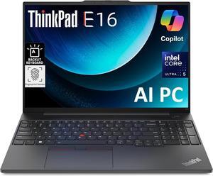 Lenovo ThinkPad E16 Gen 2 Business Laptop (16" FHD+ Anti-Glare, Intel Core Ultra 5 125U (Beat i7-1355U), 32GB DDR5 RAM, 1TB SSD) AI PC, Fingerprint, Backlit, Webcam, Ethernet, Win 11 Pro w/AI Copilot