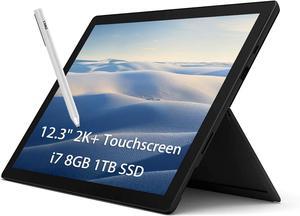 Microsoft Surface Pro 7+ Plus 2 in 1 Tablet Laptop for Business (12.3" 2K+ Touchscreen, Intel Core i5-1135G7, 8GB RAM, 1TB SSD, Stylus), 8MP Rear Camera, 15-Hr Long Battery Life, Wi-Fi 6, Win 11 Pro