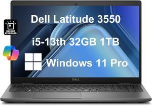 Dell Latitude 3550 Business Laptop (15.6" FHD Anti-Glare, Intel 10-Core i5-1335U (Beat i7-1355U), 32GB DDR5 RAM, 1TB SSD) Backlit Keyboard, Ethernet, Wi-Fi 6E, FHD Webcam, Win 11 Pro w/AI Copilot