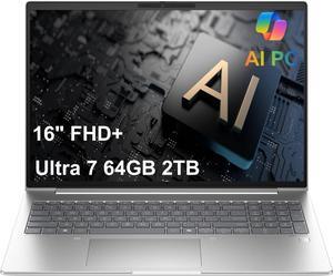 HP ProBook 460 G11 Business Laptop (16" FHD+, Intel Ultra 7 155U, 64GB DDR5 RAM, 2TB SSD) HP Wolf Security, Backlit Numeric KB, 1080P IR Webcam, Fingerprint, Ethernet, Win 11 Pro w/AI Copilot