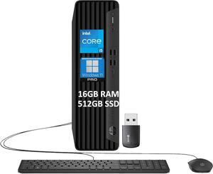 HP Elite SFF 600 G9 Business Desktop PC (Intel 14-Core i5-13500 (> i7-12700), 16GB DDR5 RAM, 512GB SSD) Small Form Factor for IT, Enterprise, Engineering, KB, Mouse, USB Wi-Fi, Ethernet, Win 11 Pro