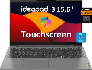 Lenovo IdeaPad 3 15.6" FHD Touchscreen Laptop (8GB RAM, 256GB SSD, Intel Core i3) for Home & College Student, Narrow Bezel, Webcam, 12-Hour Long Battery Life, NumPad, IST SD Card, Win 11 Home in S
