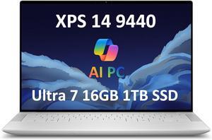 2025 Dell XPS 14 9440 Laptop (14.5" FHD+, Intel 16-Core Ultra 7 155H (> i9-10885H), 16GB RAM, 1TB SSD) AI PC for Creator, Business, Engineers, Backlit KB, FP, RGB IR Webcam, IST HUB, Win 11 Pro