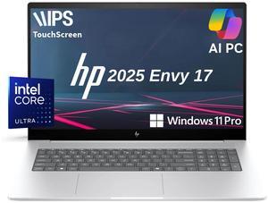 HP Envy 17 Laptop for Business, Creator, Designer (17.3" FHD Touchscreen, Intel 16-Core Ultra 7 155H, 32GB DDR5, 1TB SSD) Thunderbolt 4, Backlit, 5MP IR Webcam, Long Battery Life, Win 11 Pro, AI PC