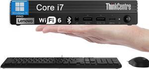 Lenovo ThinkCentre M70q Gen 5 Tiny Business Desktop PC (Intel 20-Core i7-14700T, 16GB DDR5 RAM, 512GB PCIe SSD, UHD Graphics 770) MFF, Mini PC, DisplayPort, Wi-Fi, Ethernet, Bluetooth, Win 11 Pro,2025