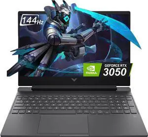 HP Victus 15 Gaming Laptop (NVIDIA RTX 3050 4GB, 15.6" FHD 144Hz IPS, Intel 12th Gen i5-12450H, 32GB DDR4 RAM, 1TB SSD) Backlit Keyboard, Wi-Fi 6, Ethernet, HD Webcam, Win 11 Home, Blue