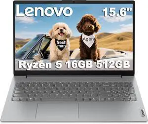 Lenovo V15 Gen 4 Business Laptop (15.6" FHD Anti-Glare, AMD Ryzen 5 7520U (> Intel i5-1235U), 16GB DDR5, 512GB SSD) for Students & Home, Numeric Keypad, Webcam w/Shutter, Ethernet, Wi-Fi 6, Win 11 Pro