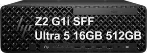 HP Z2 G1i SFF Workstation Desktop - Intel Core Ultra 5 235 - 16GB Memory - 512GB SSD - Windows 11 Pro HP Z2 G1i SFF Workstation Desktop - Intel Core Ultra 5 235 - 16GB Memory - 512GB SSD - Windows 11 Pro