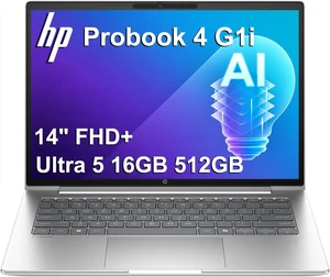 HP ProBook 4 G1i AI Business Laptop (14" FHD+, Intel Ultra 5 225U (> Ultra 7 155U), 16GB DDR5 RAM, 512GB SSD), Next Gen ProBook 440, HP Wolf Security, Backlit, 1080p Webcam, RJ-45, Windows 11 Pro HP ProBook 4 G1i AI Business Laptop (14" FHD+, Intel Ultra 5 225U (> Ultra 7 155U), 16GB DDR5 RAM, 512GB SSD), Next Gen ProBook 440, HP Wolf Security, Backlit, 1080p Webcam, RJ-45, Windows 11 Pro