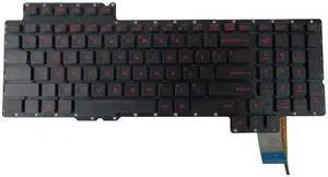 replacement keyboard for Asus ROG G752 G752VL G752VT G752VY  Black Backlit  - No Frame