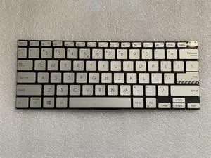 replacement keyboard for ASUS Pro14 M3400 M3400QA M3401QC X3400P X3400 FL885US  backlit Silver