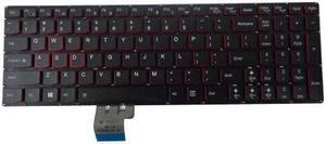 replacement keyboard for Lenovo Y70-70 Backlit  with Red Edged Keys 25215987 25215956