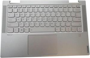 replacement keyboard for Lenovo Yoga C740-14IML 81TC with Palmrest  Backlit  including  Touchpad 5CB0U43990