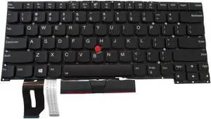 replacement keyboard for Lenovo ThinkPad T490S T495S Backlit  with Pointer US Version