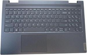 replacement keyboard for Lenovo Ideapad Yoga 7-15ITL5 with Palmrest  Backlit  including  Touchpad 5CB1A22487
