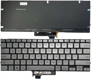 US Keyboard Backlit  For ASUS UX431F UX431FA UX431FN UX431FL UX431DA Siliver