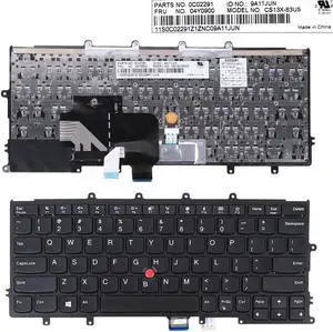 US Keyboard for IBM Thinkpad X270 BLACK With Point