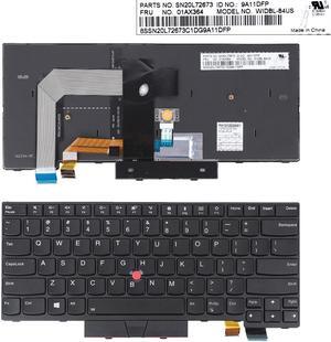 US Keyboard for ThinkPad T470 T480 BLACK With Point SticK Backlit