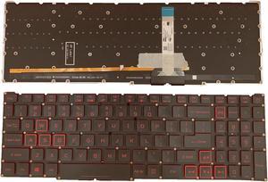 Laptop US Keyboard for Acer Nitro AN515-45-R83Z AN515-45-R92M Red Backlit