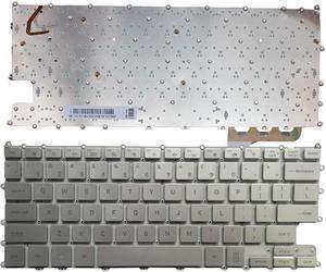US Backlit Keyboard For Samsung NP930QBE 930QBE English Silver