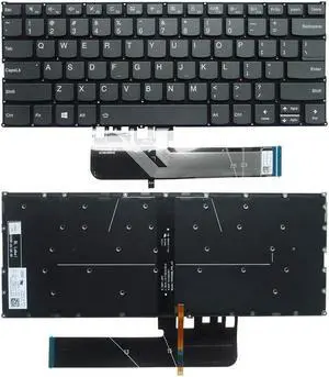 US Backlit Keyboard for Lenovo IDEapad FLEX-14IWL FLEX-14IML FLEX-14API