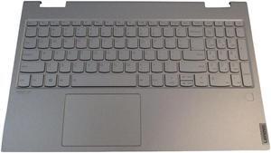 replacement keyboard for Lenovo Yoga C740-15IML 81TD with Palmrest  Backlit  including  Touchpad 5CB0U43851