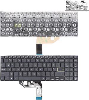 US Keyboard for ASUS VivoBook 15 S533 X513 M513 M5600IA E510 BLACK