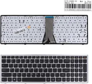 US Keyboard for Lenovo Ideapad Flex 15 G500S S500 Gray color Frame Black Without Foil