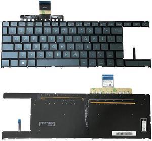 Replacement keyboard for  Asus ZenBook Duo UX481 UX481FA UX481FL Laptops P Backlight Keyboard US