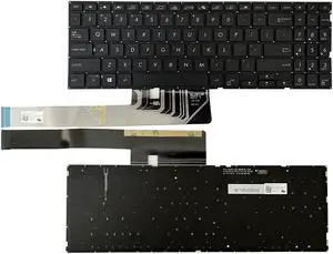 Replacment keyboard  For Asus VX60 VX60GT K51GT F571GT Keyboard Backlit SN6581BL US Black color