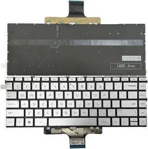 Keyboard With Backlight US Repair for HP Pavilion X360 14-DW 14M-DW SN9193BL SR