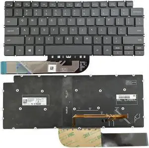 KeyboarUS With Backlit for DELL LatituDE 3301 3410 Backlight keypad black