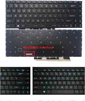 US RGB Backlit Keyboard For MSI GE66 RaiDEr 10SGS 10SGS 10UH 10UG 10UE 11UH 11UG