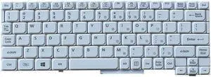 Laptop Keyboard For Panasonic Let's note CF-SZ5 CF-SZ6 English US White color