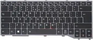 Backlit Laptop Keyboard For Fujitsu LifeBook T937 T938 T939 English US Big Enter